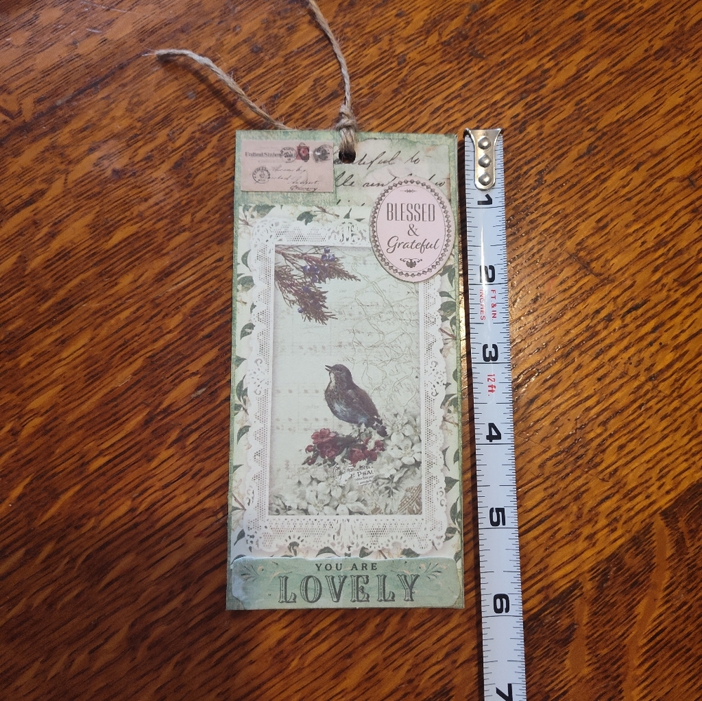 Lovely Bird Themed Decorative Bookmark
